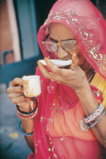 Chor Bizarre tea drinker