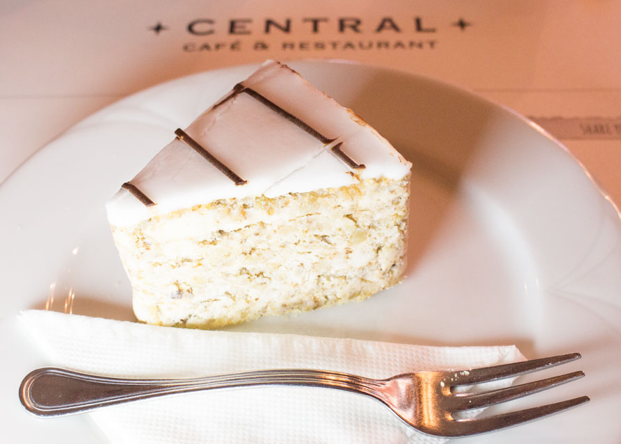 Esterházy cake central cafe