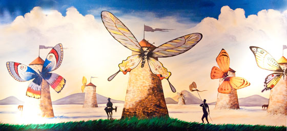 La Mancha mural