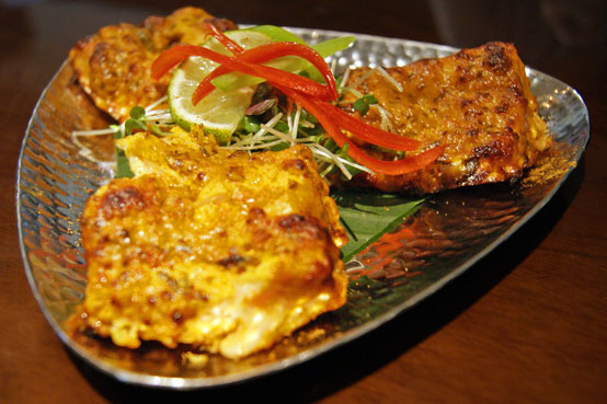 asian restaurant review Potli salmon tikka
