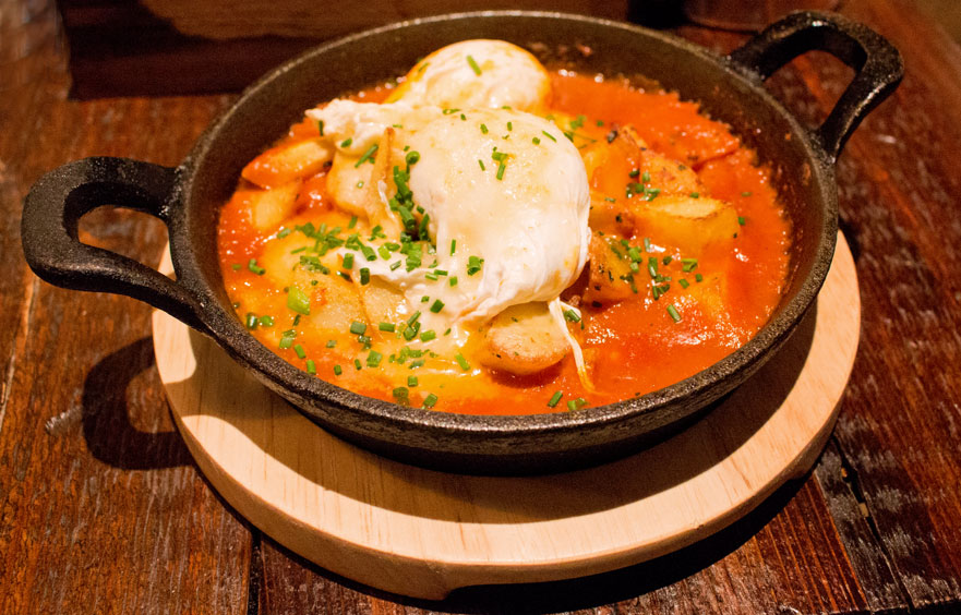 eggs at Balans Soho Society Kensington