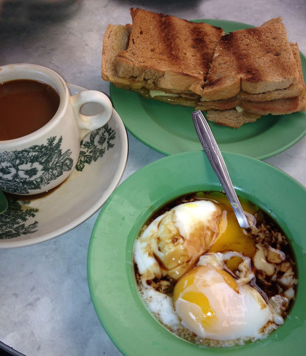 kaya toast breakfast