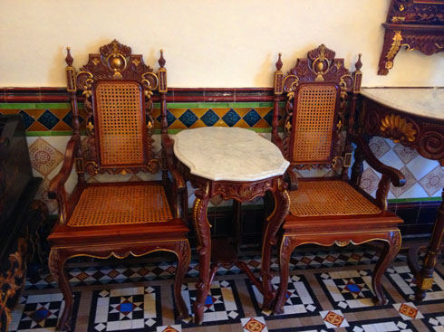 Peranakan chairs