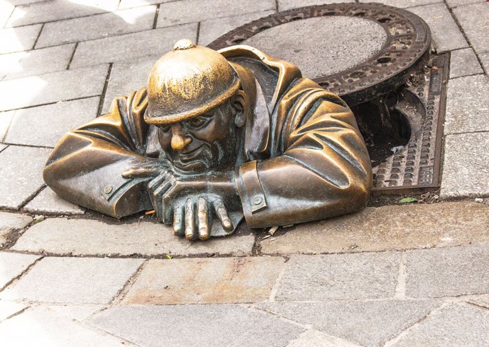 Bratislava – sculpture and urban art – travel review