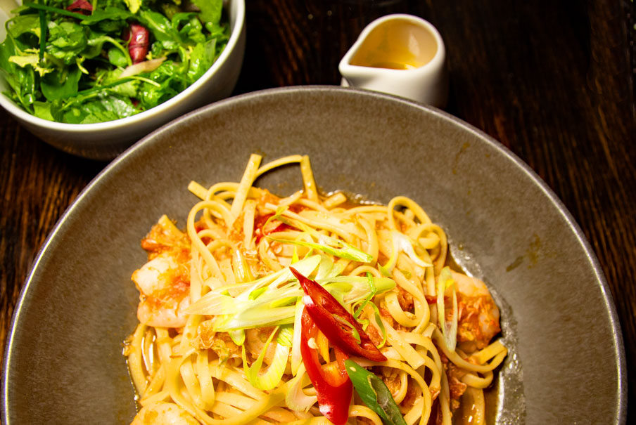 Tappit hen pasta