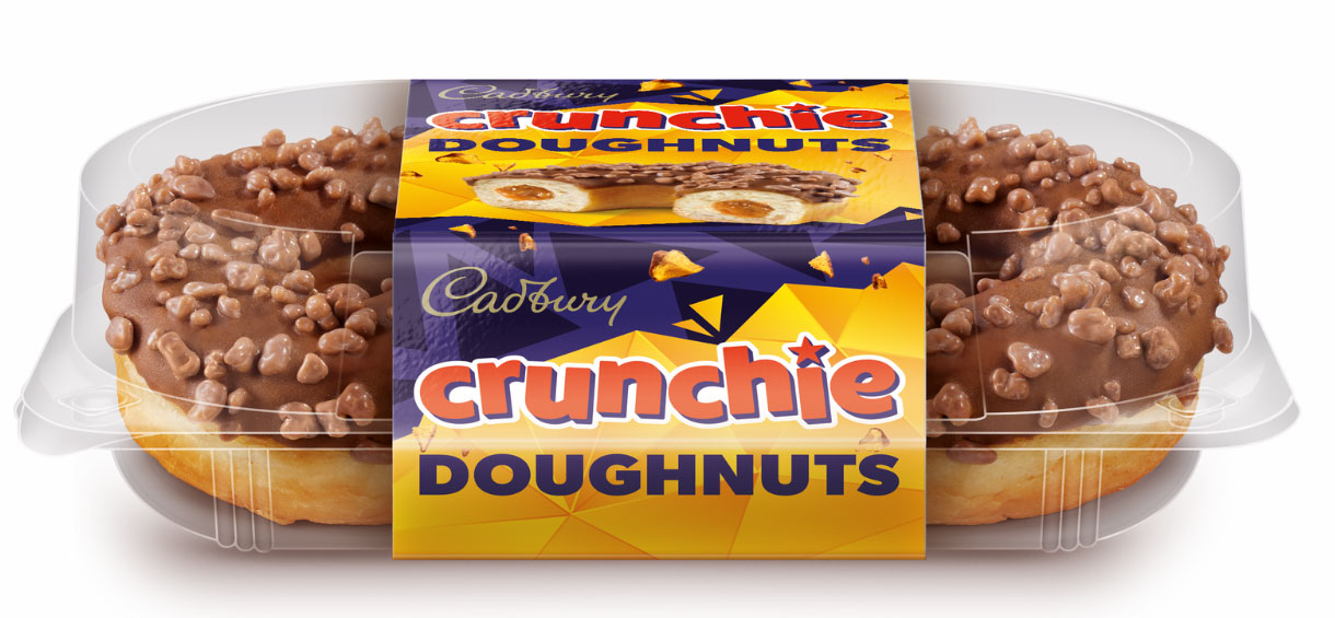 Cadbury Crunchie Doughnuts