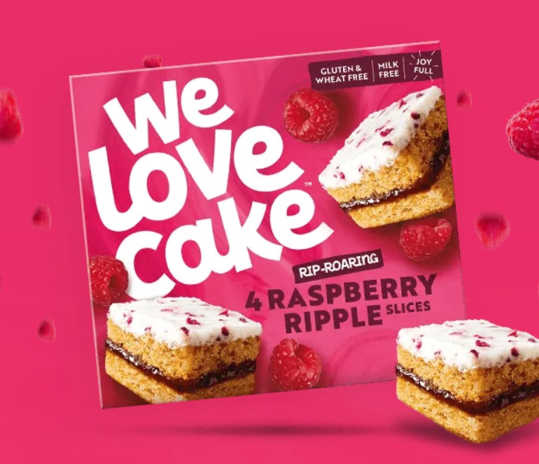 We Love Raspberry Ripple Slices