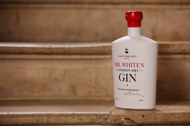 Mr White's Gin bottle