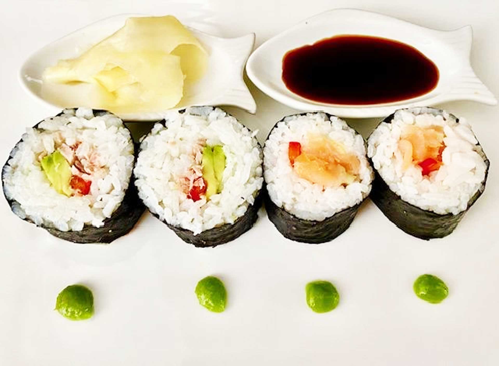 Homemade sushi